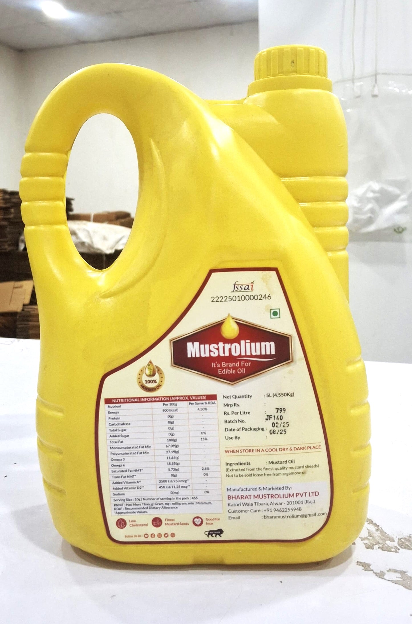 Mustrolium Mustered Oil 5 litre