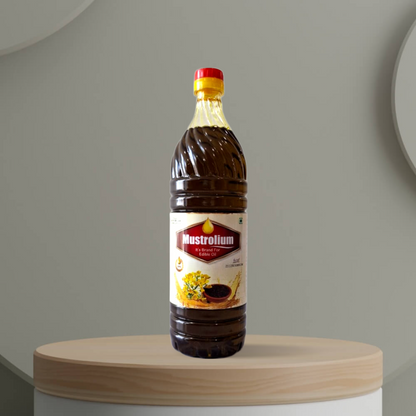 Pure Mustard Oil – 100% Natural | No Palm Oil | Cold Pressed Sarson Tel 1 litre
