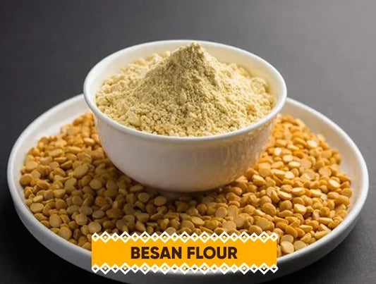 Premium Desi Gram Flour (Basan) – Pure & Fresh | Chinki Snacks 900Gm
