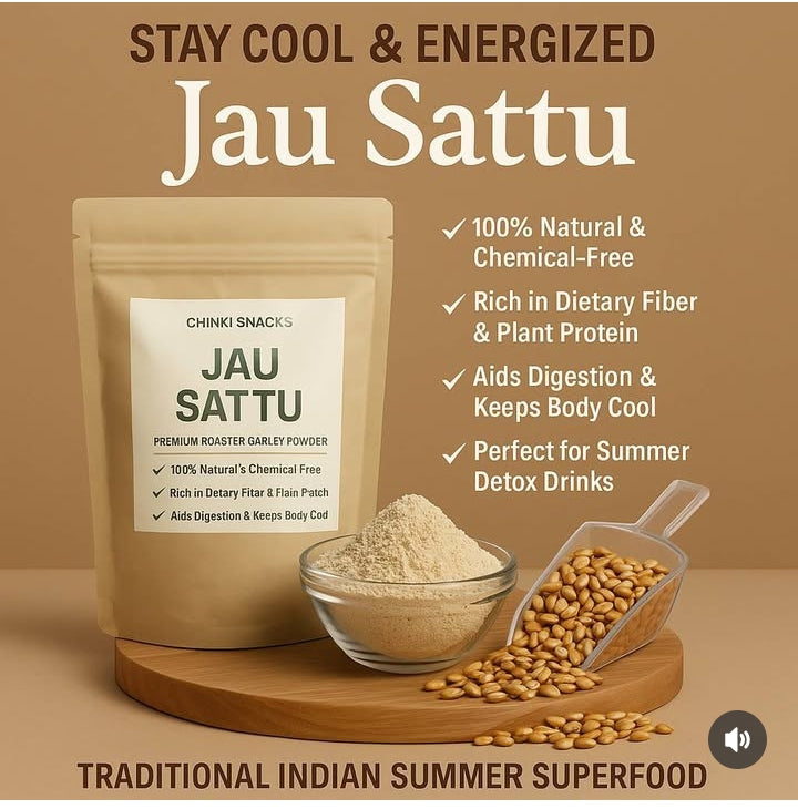 Juo Sattu – Nutritious Roasted Barley Drink Mix for Energy & Refreshment
